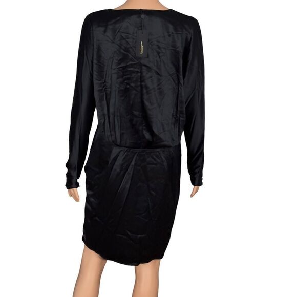 rag & bone Black Eloise Mini Dress Size 10 NWT - Picture 3 of 16